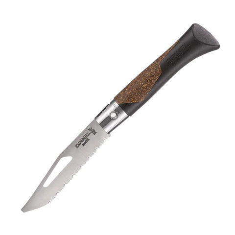 Opinel néo7 Alpine Dunkelbraun – Taschenmesser für den Bergsport