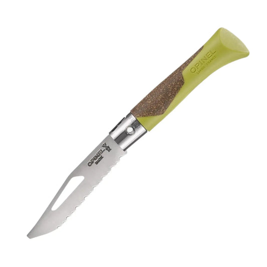 Opinel néo7 Alpine Linde – Taschenmesser mit hellem Griff in der Gesamtansicht