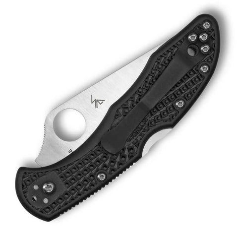 Spyderco C11PBK Delica 4 Black – VG-10 Klappmesser mit FRN Griff Spyderco