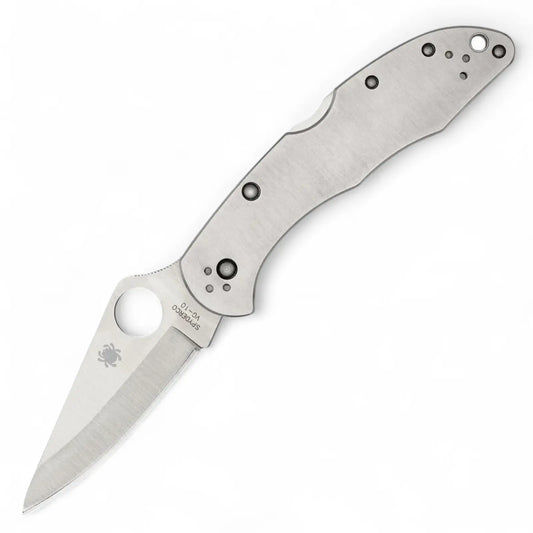 Spyderco C11P Delica 4 Stainless – VG-10 Klappmesser aus Edelstahl Spyderco