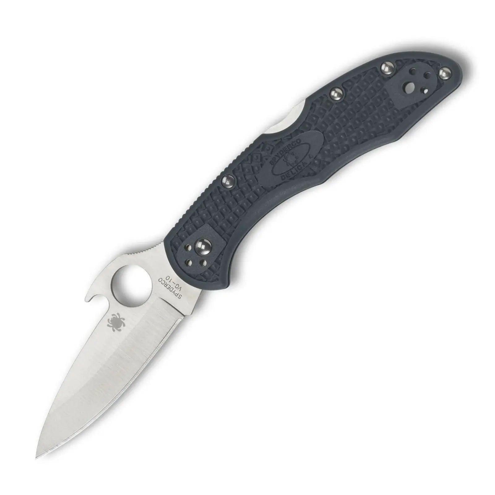 Spyderco C11PGYW Delica 4 Emerson Opener – VG-10 Klappmesser FRN Spyderco