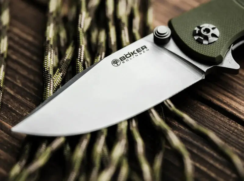 Böker Sherman EDC II - G10 OD Green - MagnaCut - Limited - GMELCH