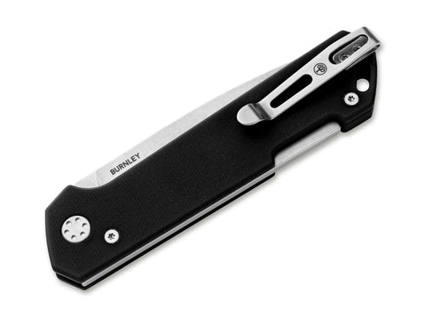 Böker Kihon Bifold G10 Black 110318 – Rückseite mit Taschenclip