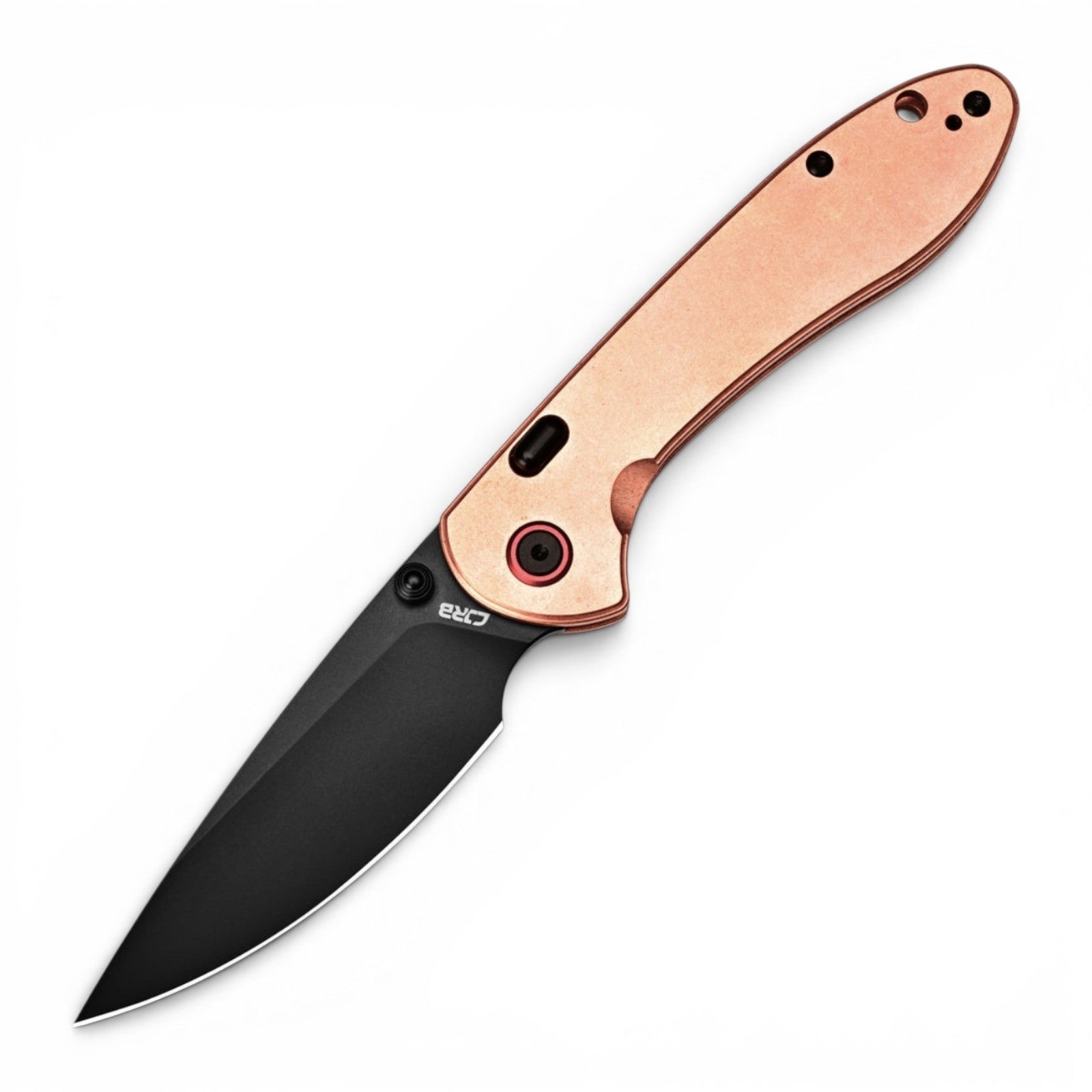 CJRB Feldspar Vintage Copper – Top-Liner-Lock EDC mit S90V Klinge & Kupferschalen