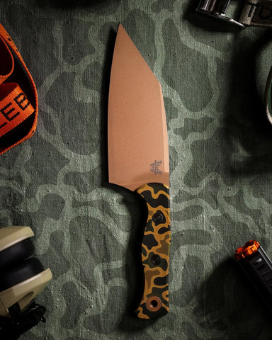 Benchmade 4010FE-2601 Camo Station Knife, Limited - GMELCH