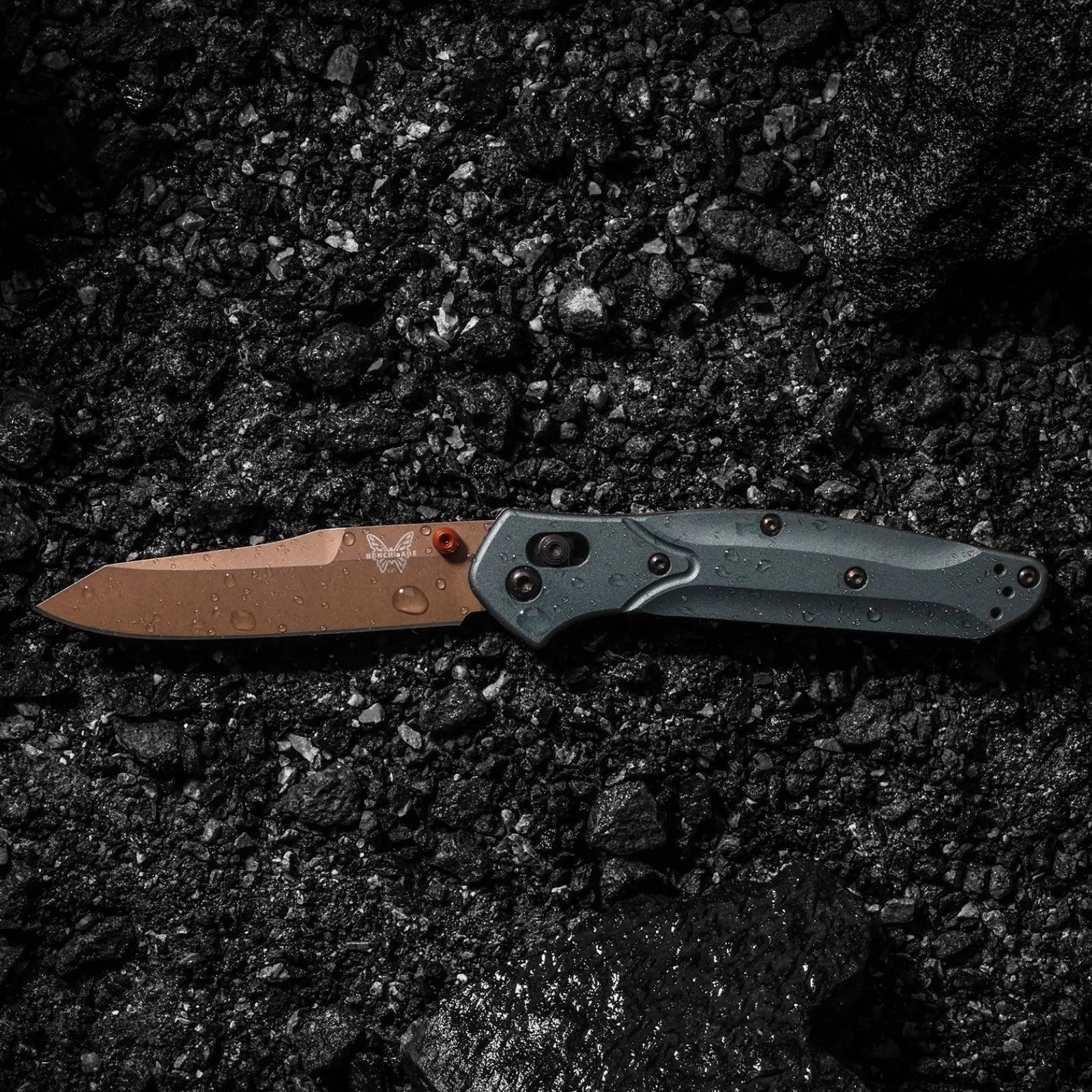 Benchmade 940FE-2601 Osborne, S90V, Taiga Green - GMELCH