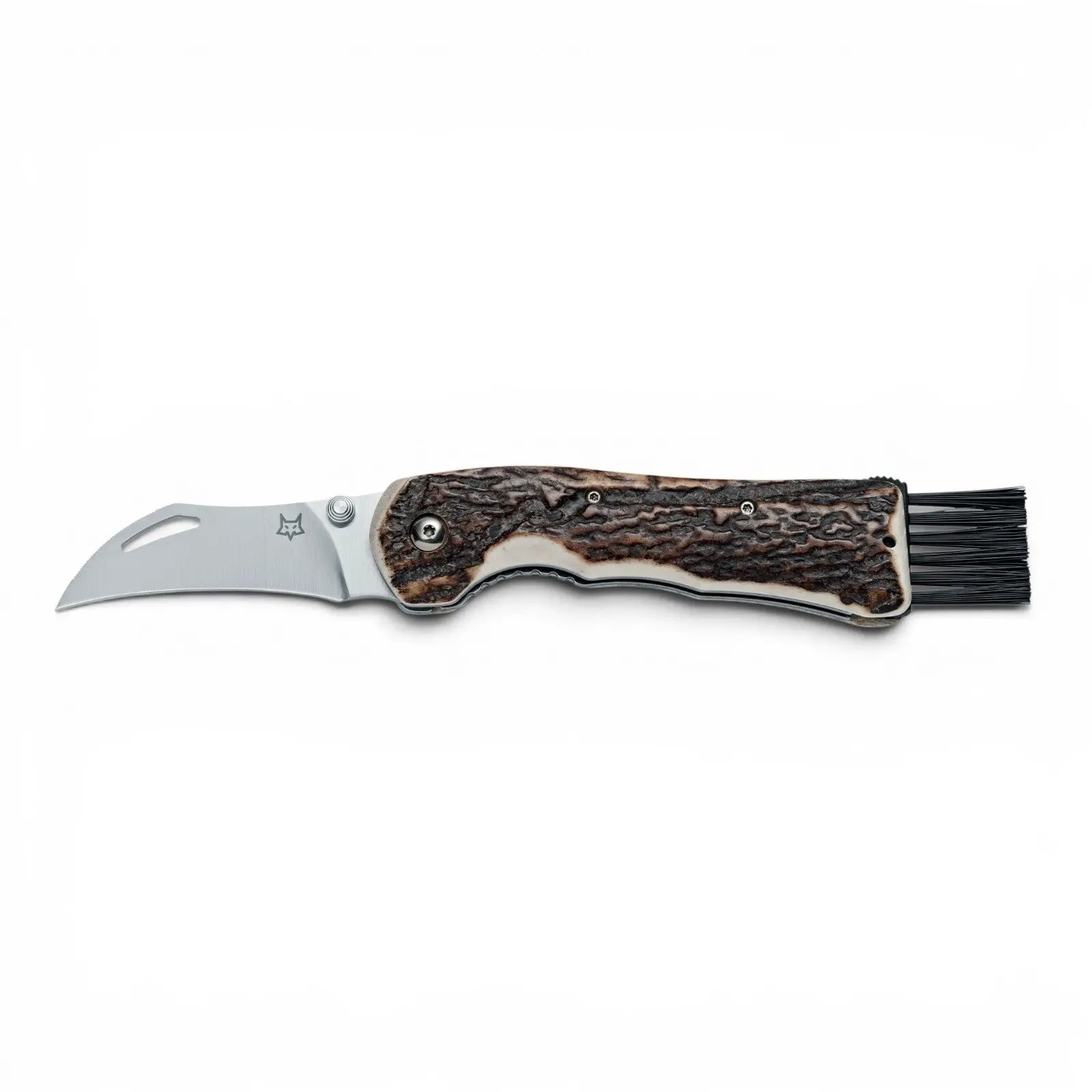 Fox Knives Spora FX-409 CE Hirschhorn 12C27 Linerlock Taschenmesser Made in Italy
