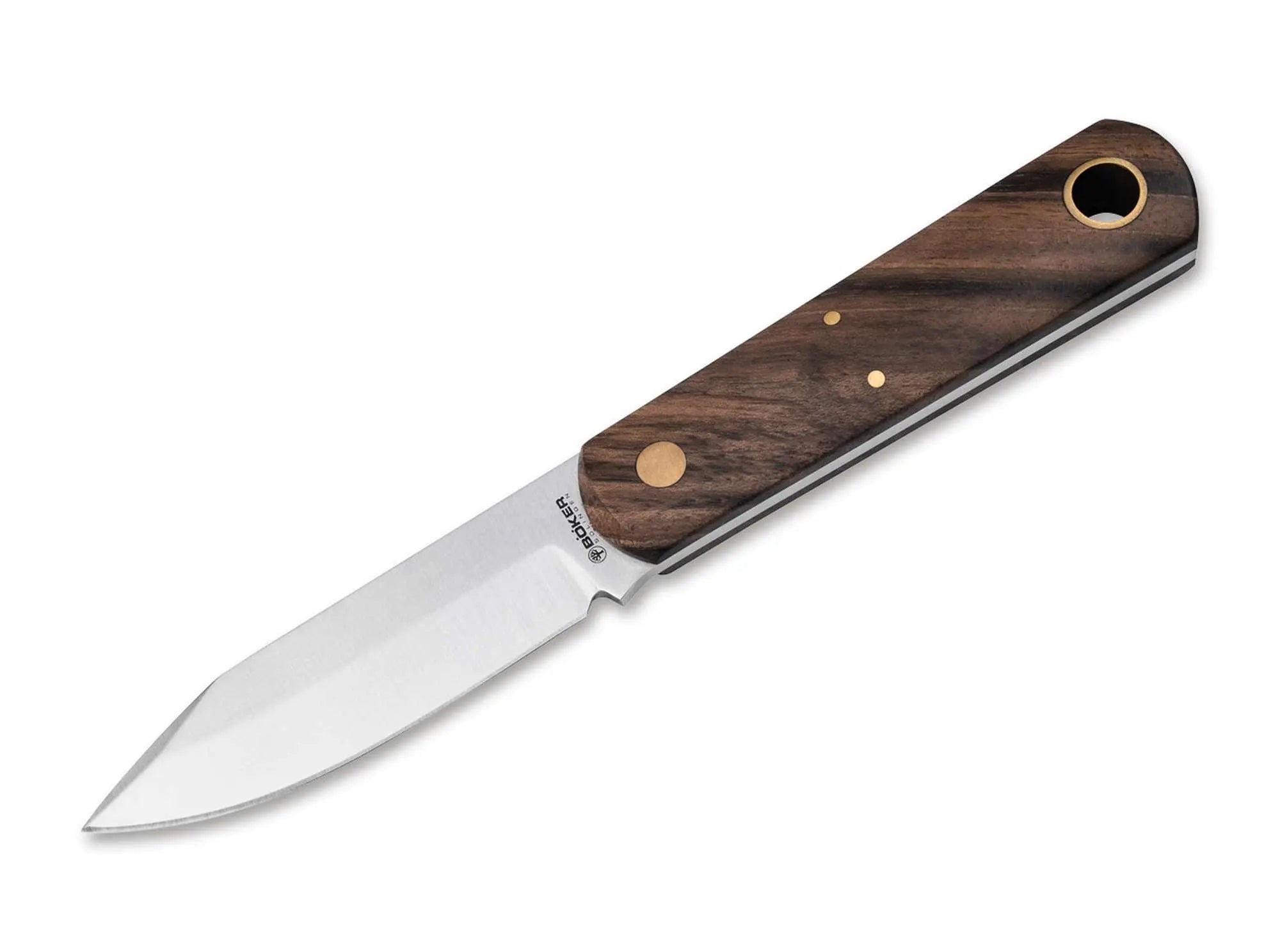 Böker Barlow BFF – Feststehendes EDC Messer mit AEB-L-Klinge & Walnussholzgriff Böker Manufaktur Solingen