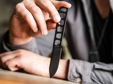 Böker Manufaktur Solingen BFF Packlite Allblack – Ultraleichtes Neck Knife aus MagnaCut mit Kydexscheide Böker Manufaktur Solingen