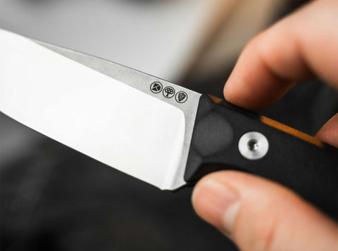 Böker Daily Knives AK4 14C28N – Feststehendes EDC & Outdoor Messer mit Richlite Griff | Made in Solingen