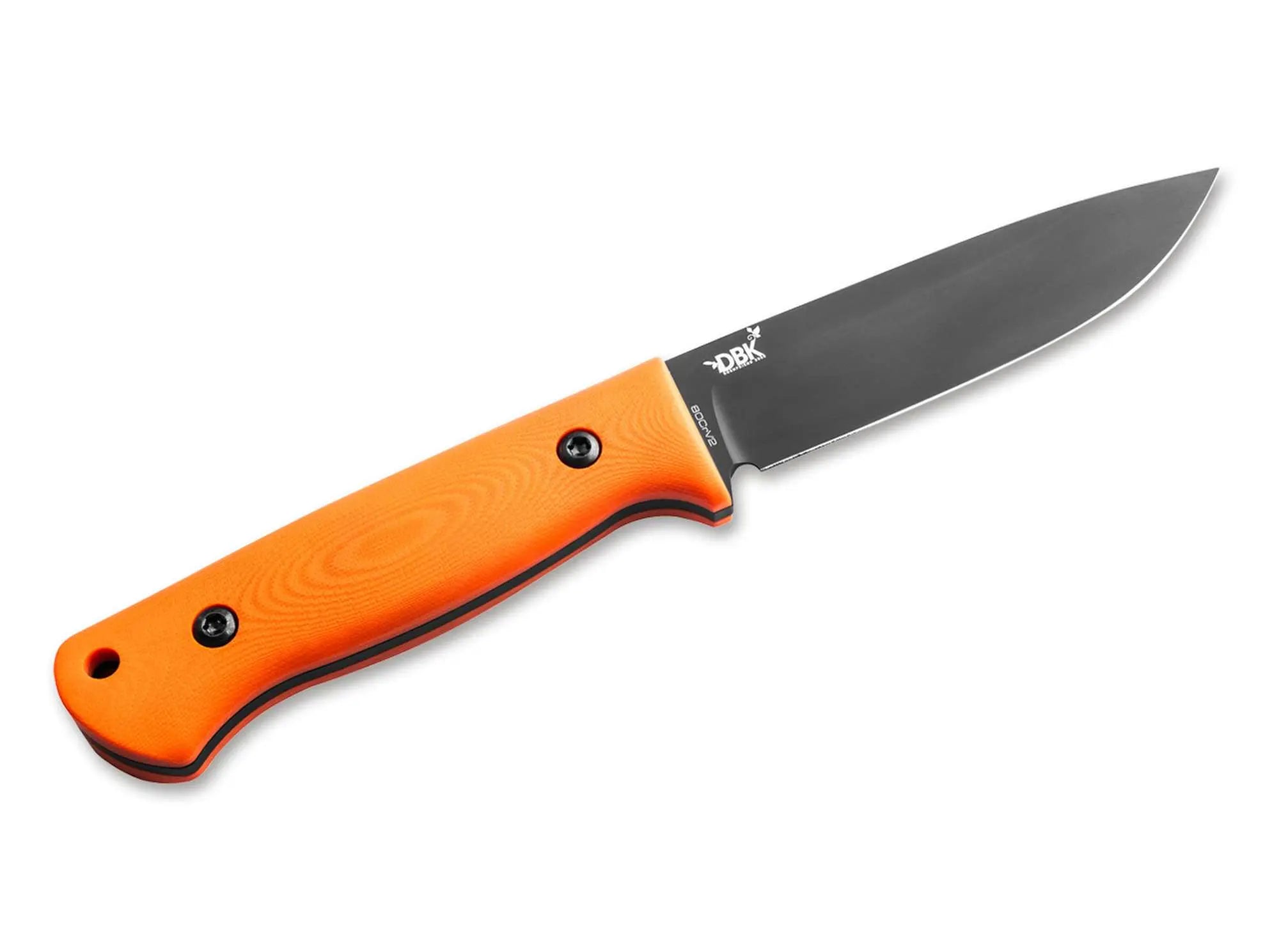 Böker DBK Bushfriend 2000 G10 Orange – Bushcraft-Messer mit 80CrV2, gefertigt in Solingen Böker Manufaktur Solingen