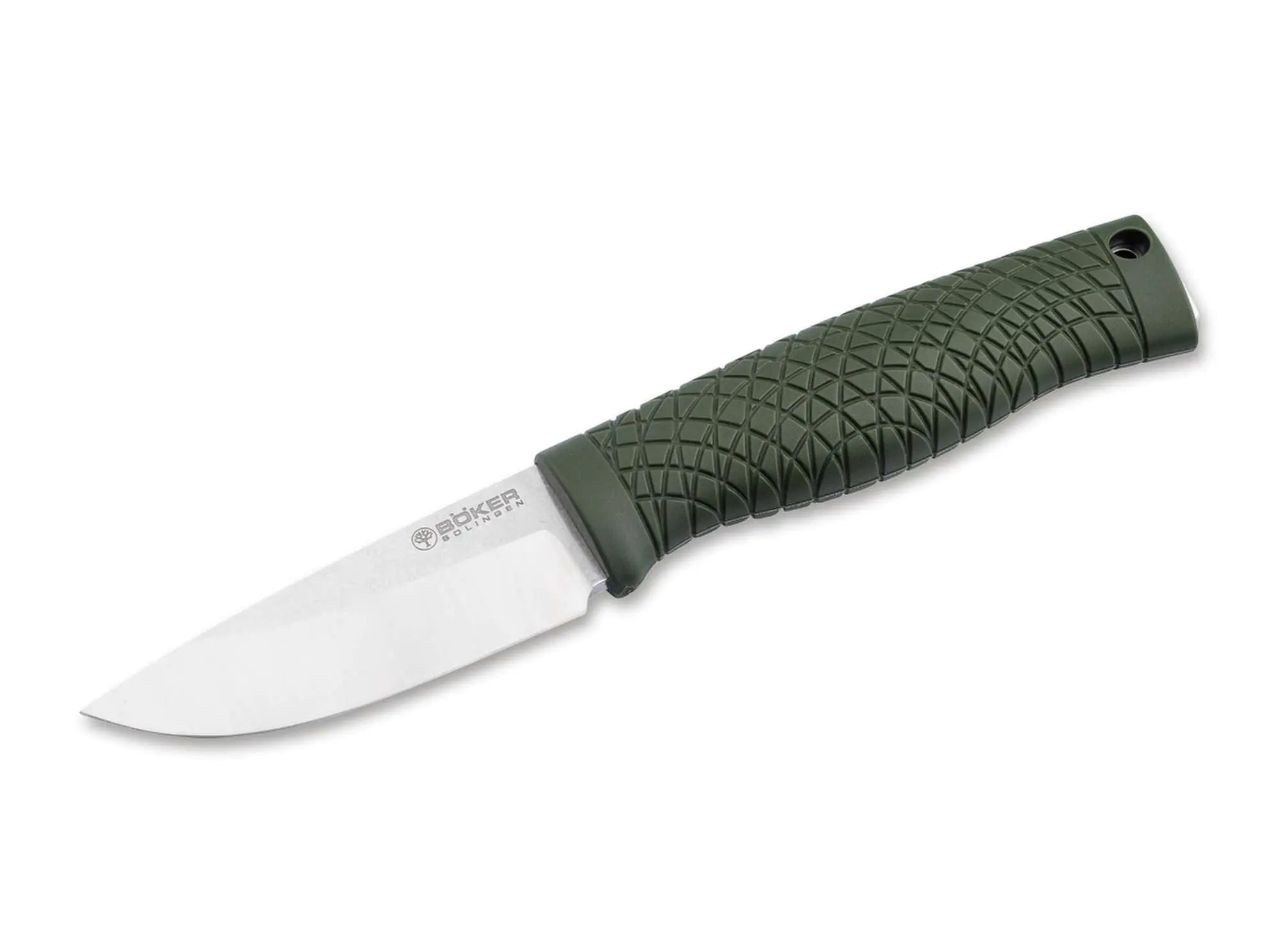 Böker Manufaktur Solingen Bronco Mini CPM-3V Green – Kompaktes Bushcraft-Messer mit Kydexscheide Böker Manufaktur Solingen