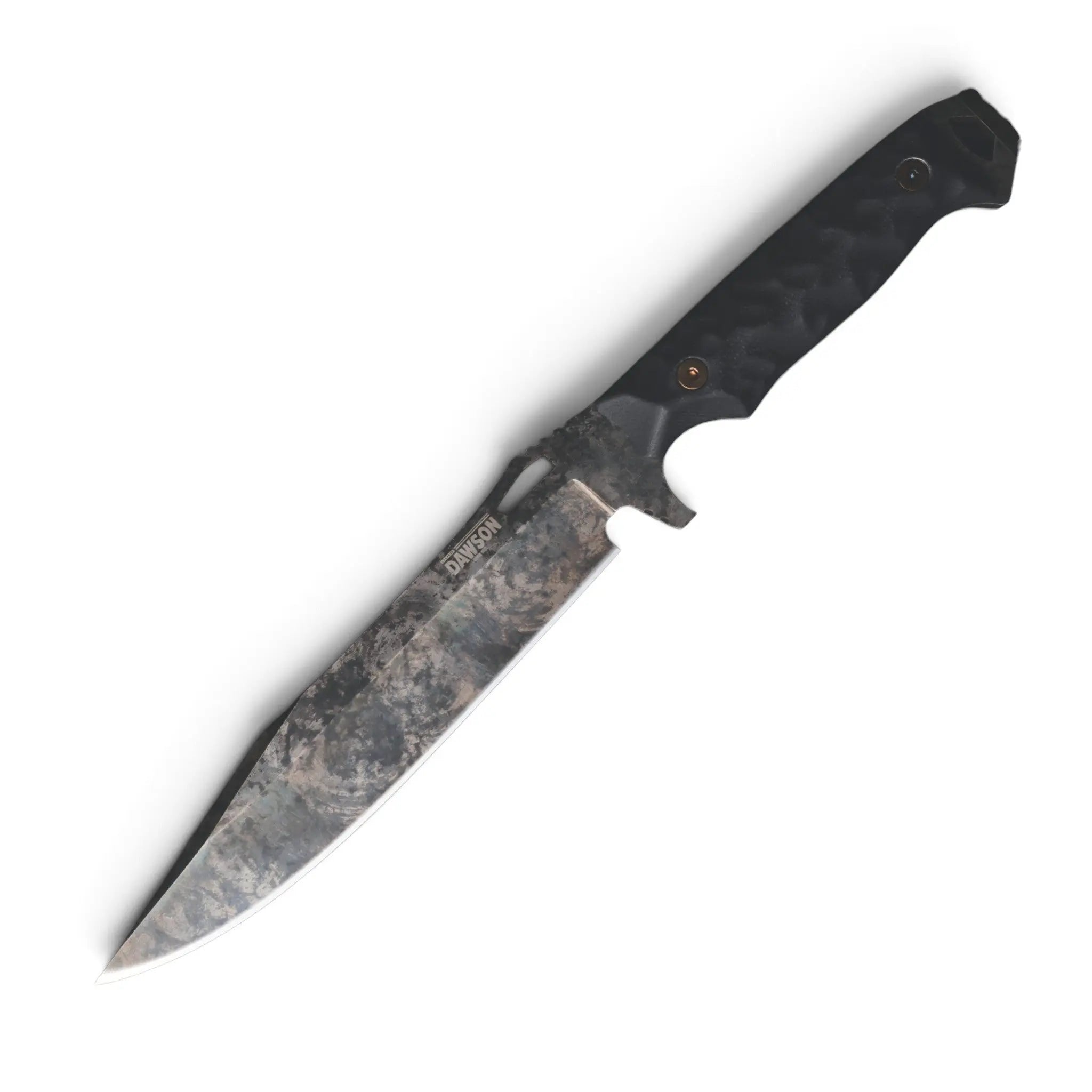 Dawson Knives Marauder XL Rainstorm Black G10 – 80CrV2 Survivalmesser