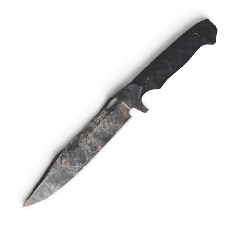 Dawson Knives Marauder XL Rainstorm Black G10 – 80CrV2 Survivalmesser