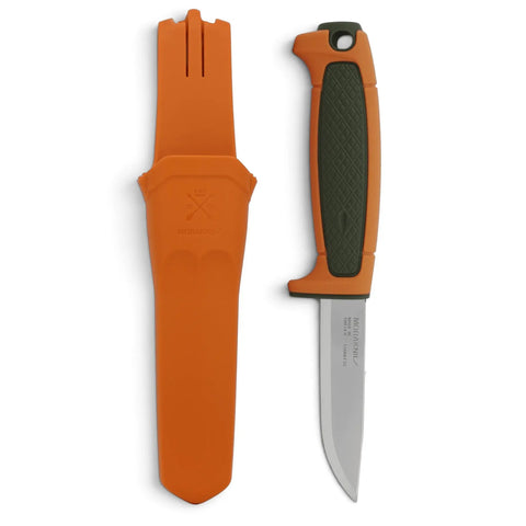 Morakniv Hunting Risberg (S) Jagdmesser mit Griff in Burnt Orange und Click-Lock-Scheide