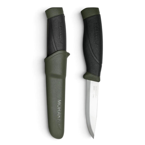 Morakniv Companion HeavyDuty (C) Military Green mit Klinge aus C100S Carbonstahl