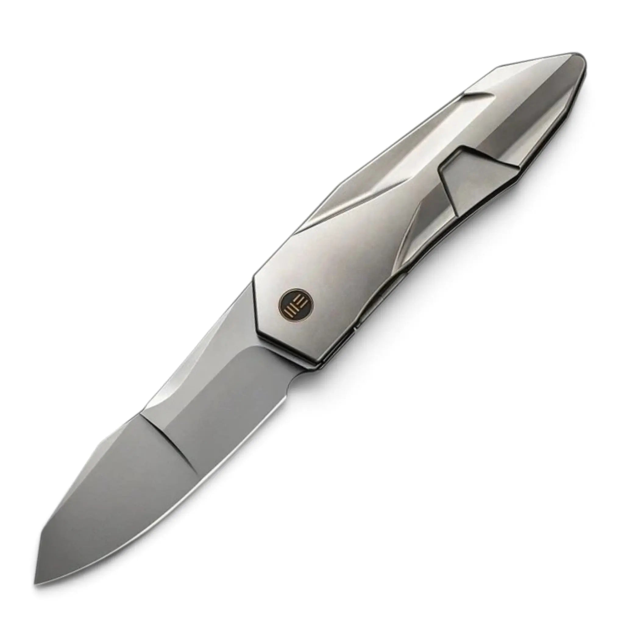 WE Knife Solid Grey Ti – CPM-20CV Einhandmesser