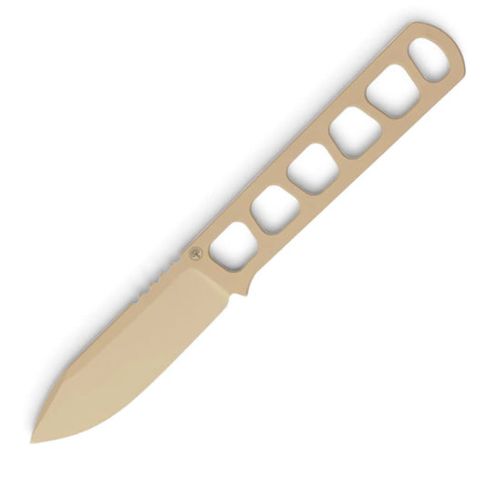Böker BFF Packlite Desert Sand – feststehendes EDC-Messer mit Cerakote in Coyote Tan