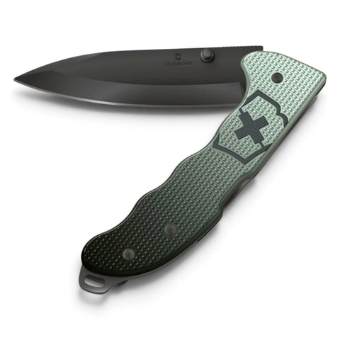 Victorinox Evoke BS Alox 0.9411.DS232 – Einhandmesser mit schwarzer Klinge in der Hauptansicht
