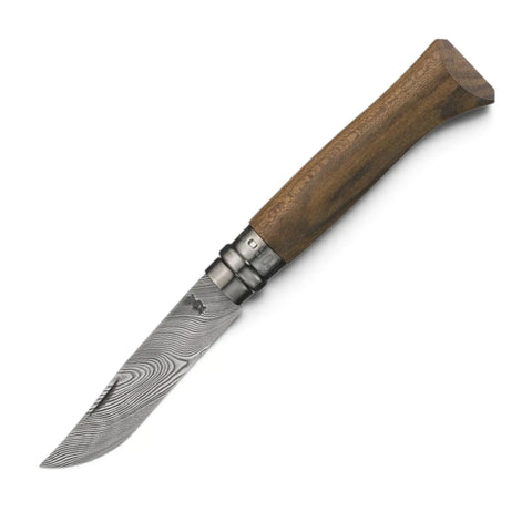 Opinel No. 08 Damas Ziricote – Damasteel-Klinge, Limited Edition