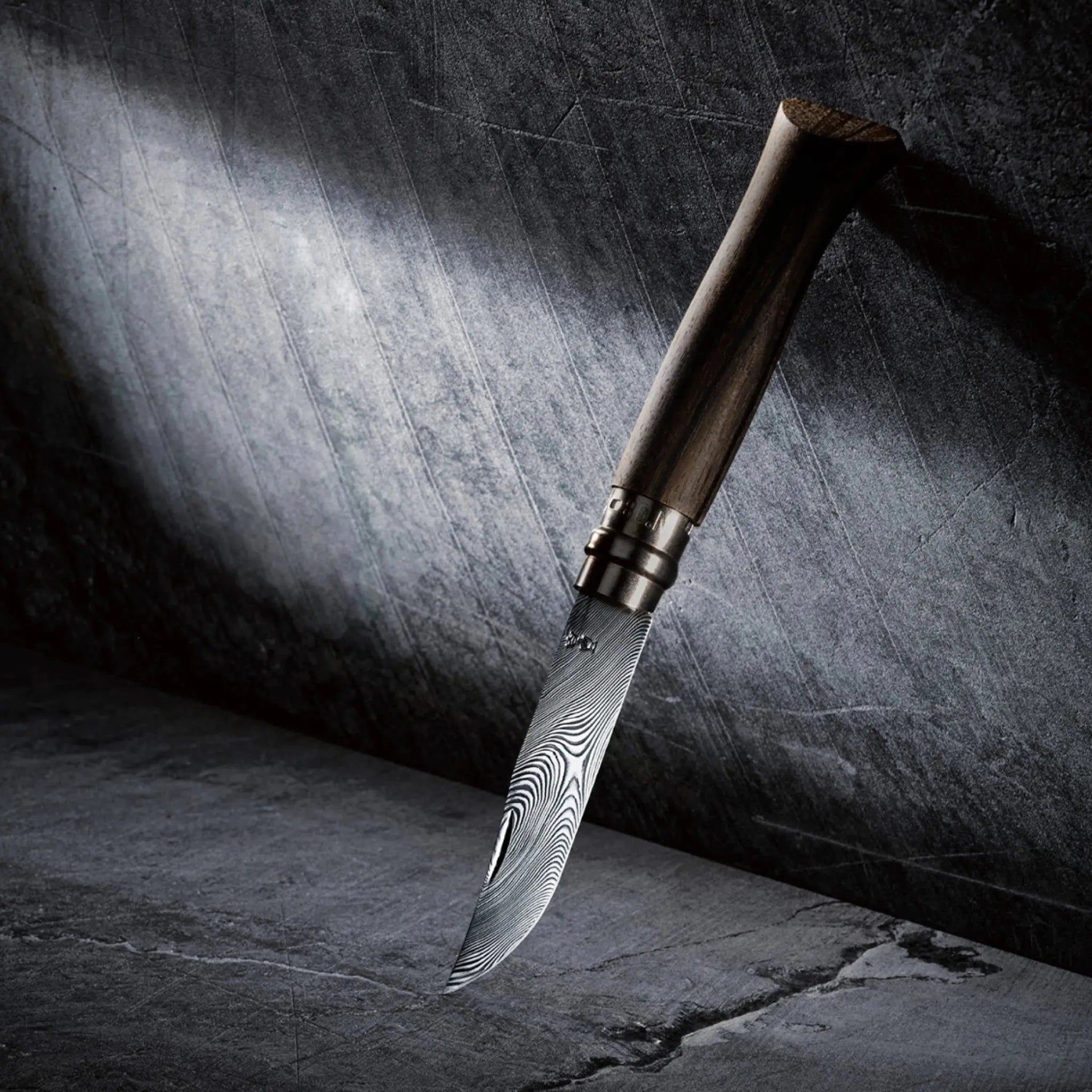 Opinel No. 08 Damas Ziricote – Damasteel-Klinge, Limited Edition