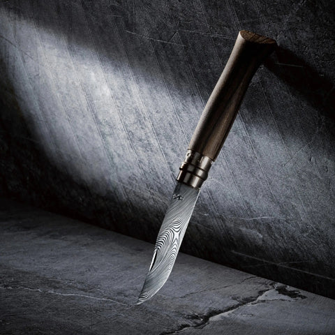 Opinel No. 08 Damas Ziricote – Damasteel-Klinge, Limited Edition