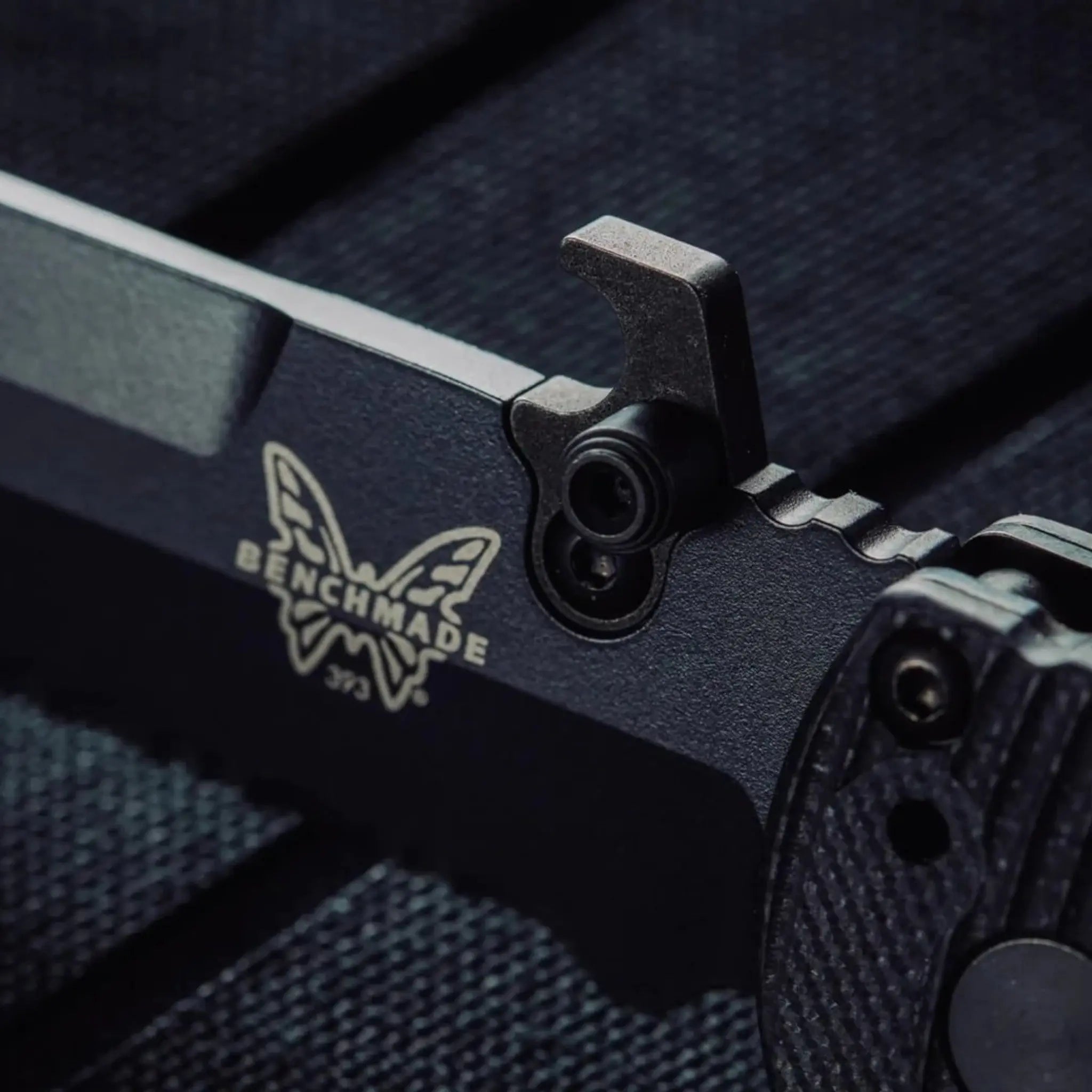Benchmade 393SBK Mini SOCP Folder Black – geschlossenes Messer mit Taschenclip