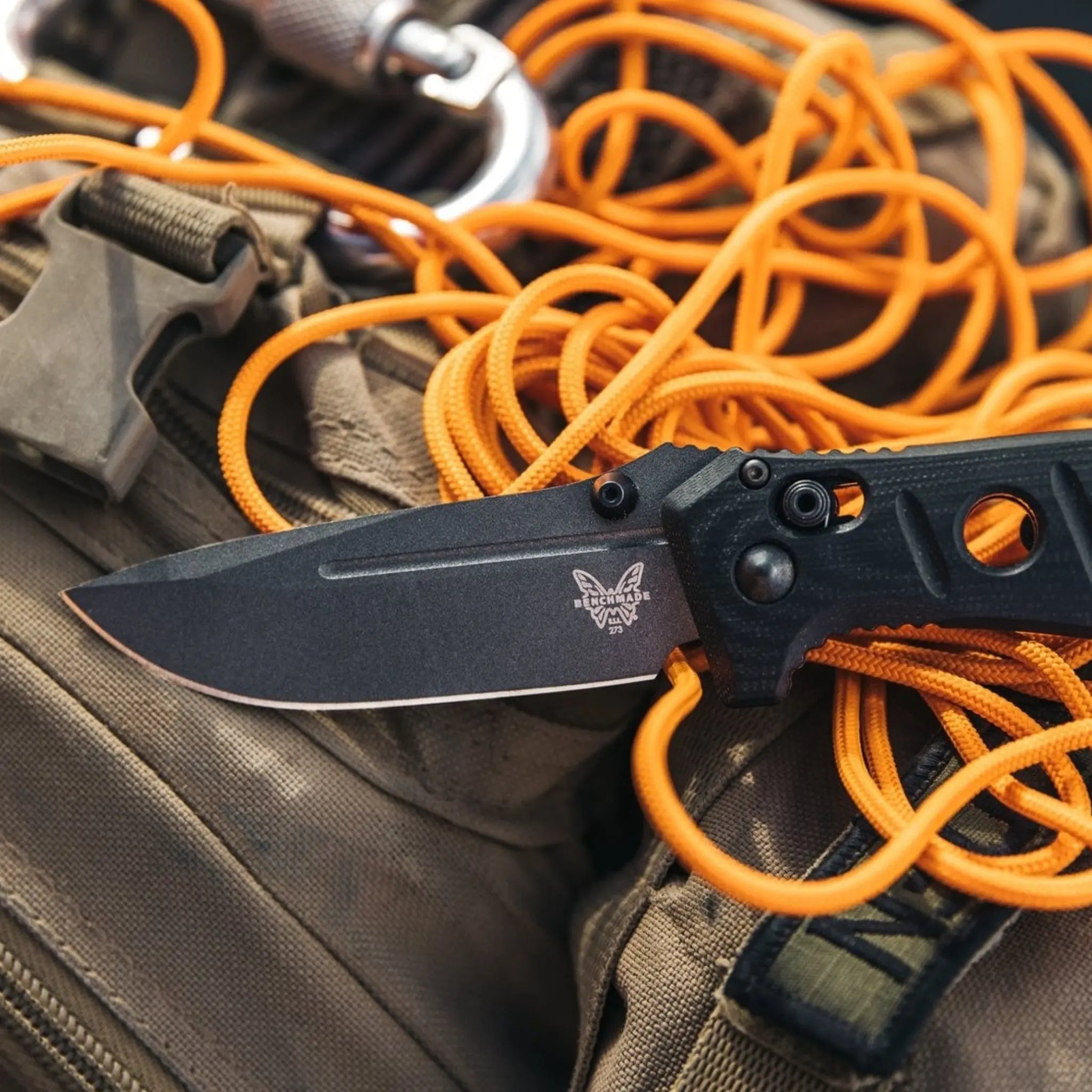 Benchmade Mini Adamas MagnaCut 273GY-04 Black G10 Einhandmesser