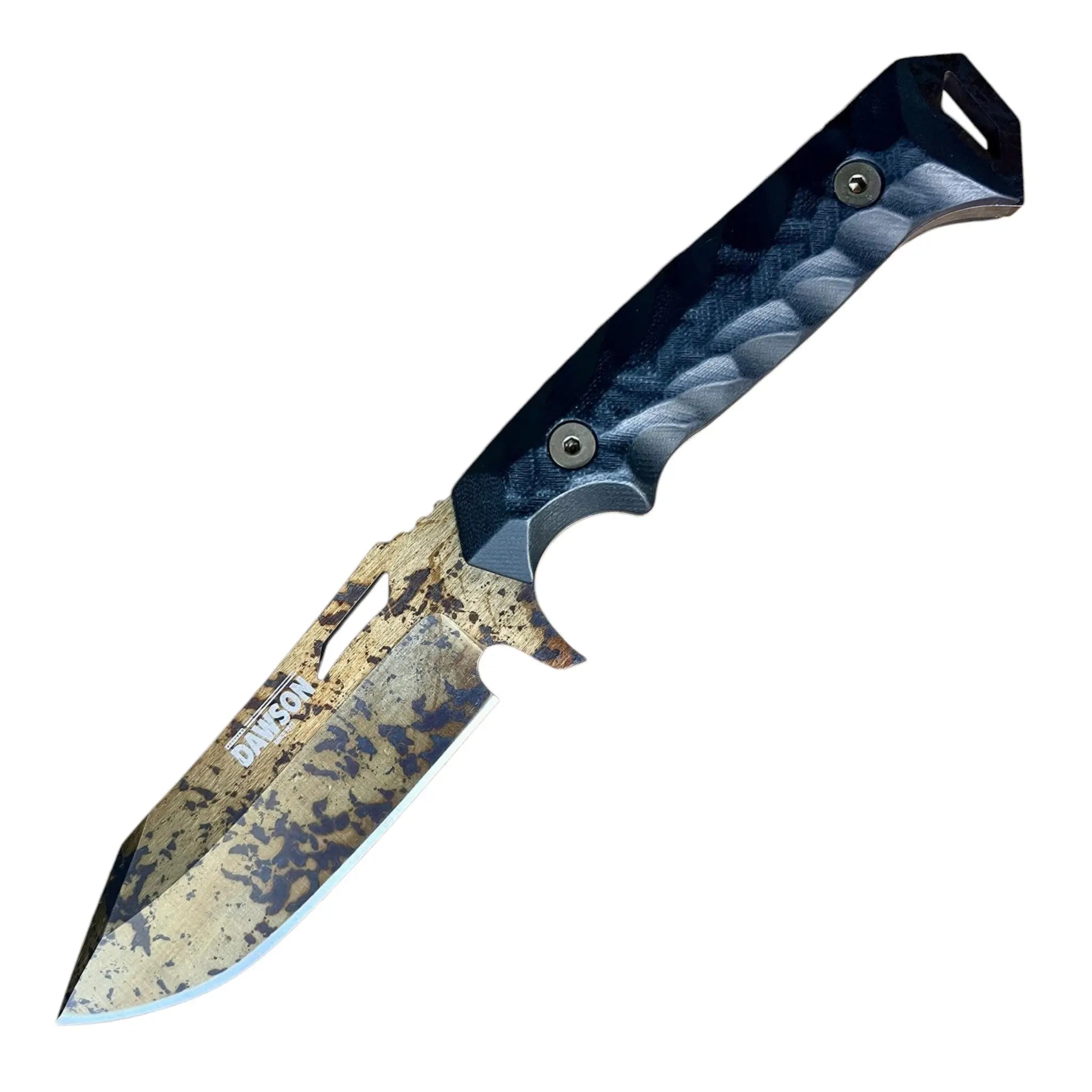 Dawson Knives Shepherd Wildfire Black G10 – 80CrV2-Outdoormesser in der Gesamtansicht