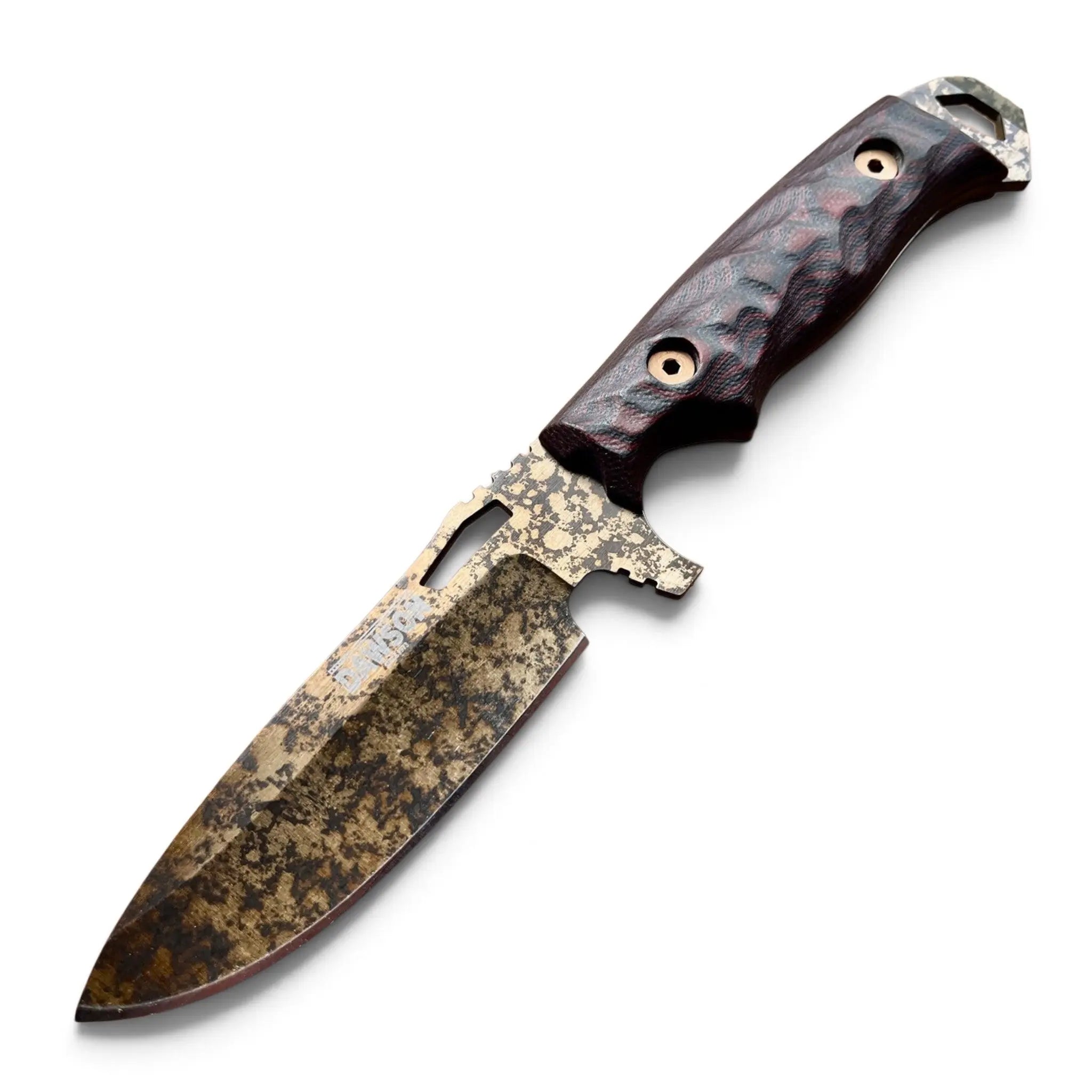 Dawson Knives Nomad Wildfire Covenant G10 – 80CrV2-Outdoormesser in der Gesamtansicht