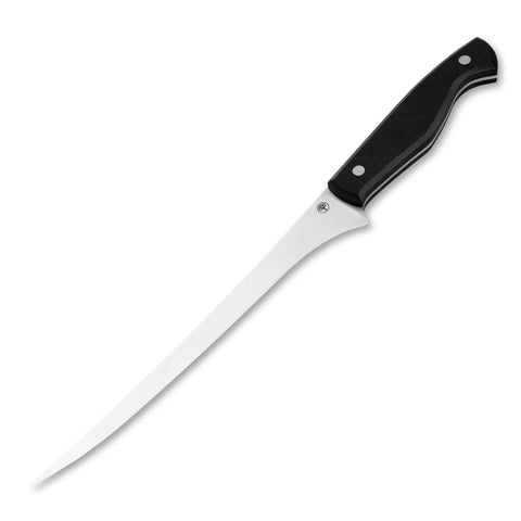 Böker Filetiermesser Fish & Hunt Schwarz – flexibles 1.4116-Filetiermesser aus Solingen