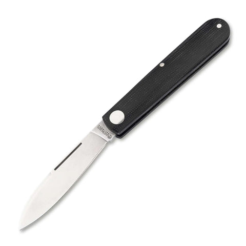 Böker Barlow Prime EDC Micarta Black – Slipjoint-Taschenmesser mit N690-Klinge aus Solingen