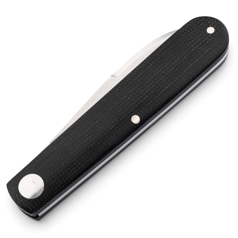 Böker Barlow Prime EDC Micarta Black – Slipjoint-Taschenmesser mit N690-Klinge aus Solingen