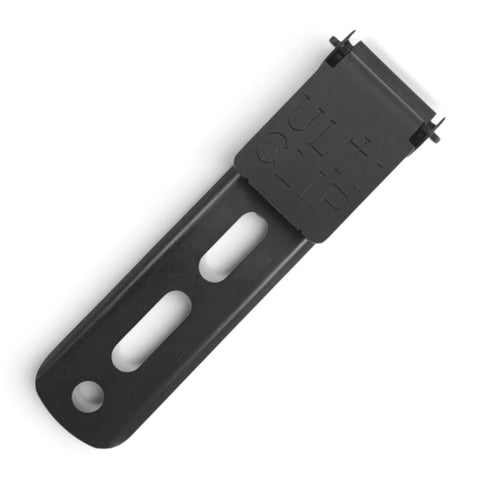 Ulticlip 3+ Befestigungsclip aus schwarz brüniertem Federstahl
