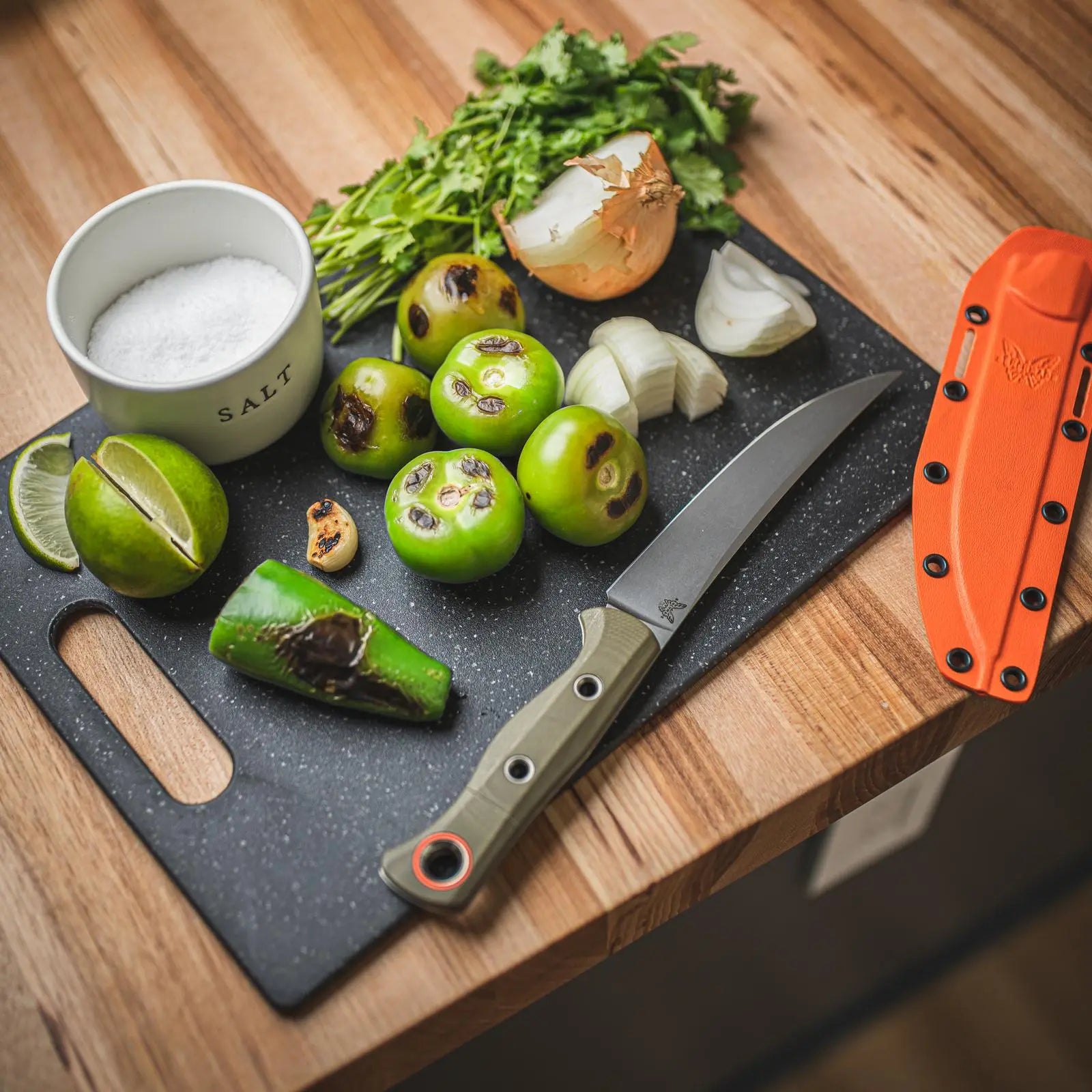 Benchmade 15500-3 Meatcrafter CPM-S45VN – Jagd- & Fleischmesser G10 Green Benchmade