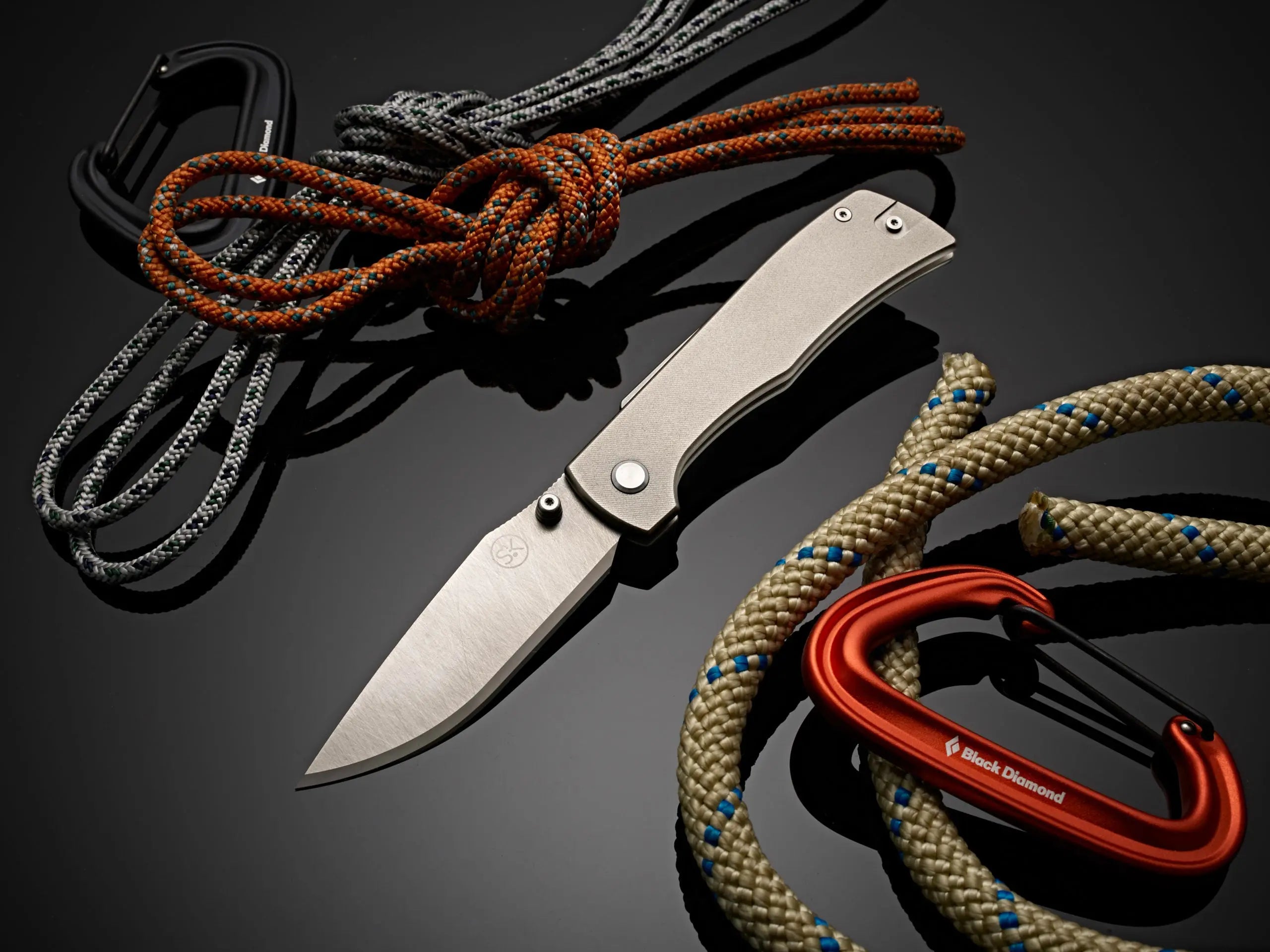 Sandrin Knives Monza Titanium – Tungsten Carbide 71 HRC Folder mit Titan Griff Recoil Lock Sandrin KNIVES