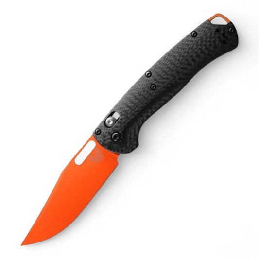 Benchmade 15535OR-01 Taggedout CPM-MagnaCut – Carbon Griff, Axis Lock Benchmade