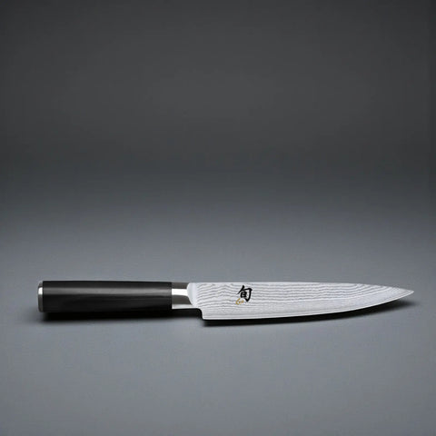 KAI Shun DM-0768 Fleischmesser 18 cm – Damaszenerstahl, VG-MAX Kern, Pakka-Holzgriff KAI