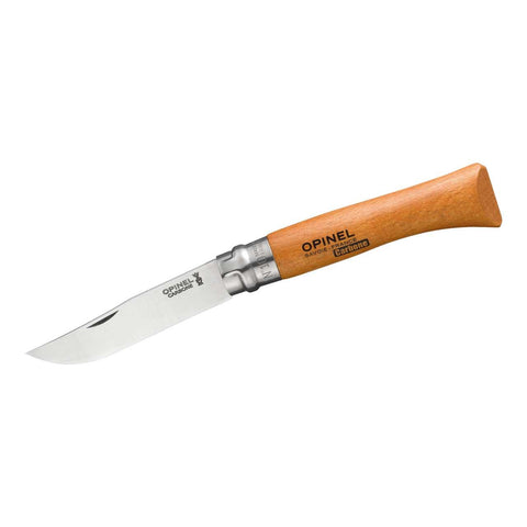 OPINEL Messer Carbon & INOX No 02 - No 12 - Taschenmesser Klappmesser Buchenholz