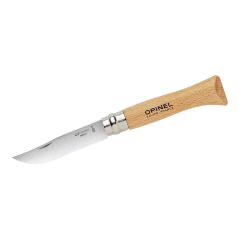 OPINEL Messer Carbon & INOX No 02 - No 12 - Taschenmesser Klappmesser Buchenholz