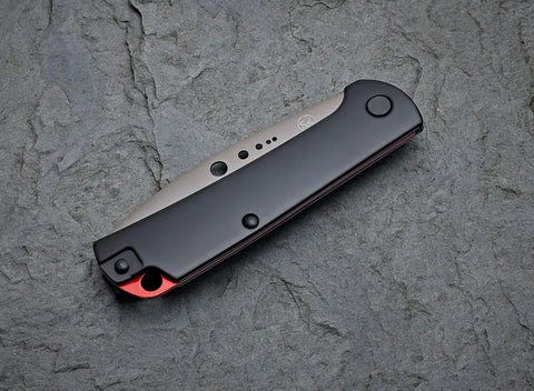 Sandrin Knives Dellatorre SK-1 – Wolframcarbid (HRC 71) Slipjoint | Titanium Clip | Made in Italy GMELCH