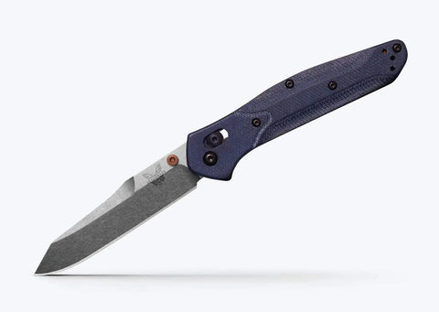Benchmade 940-04 Osborne – Blue Denim Micarta, M390, AXIS Lock Benchmade