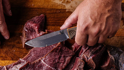 Benchmade 15002-1 Saddle Mountain Skinner – CPM-S90V, Richlite Griff, Hunt Line Benchmade