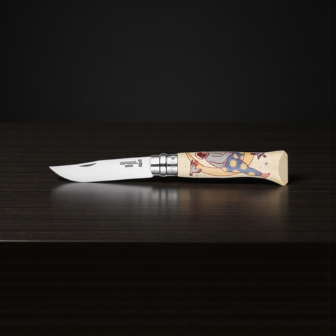 Opinel No 08 Cosmos Asile – Limitierte Edition (8.200 Stück, Made in France) Opinel