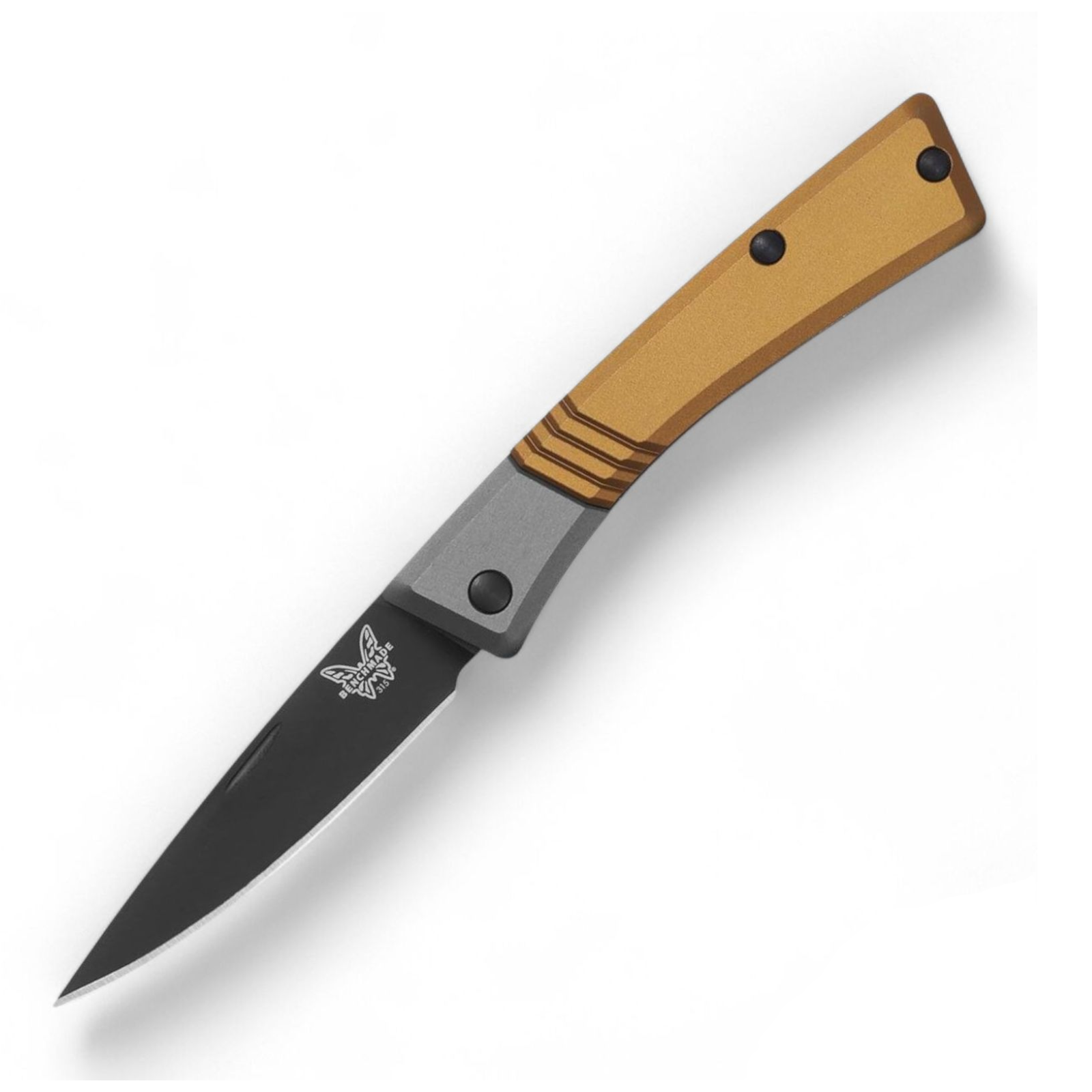 Benchmade 315BK-01 Successor – Burnt Brass Aluminium | M390 | Slip Joint | Made in USA