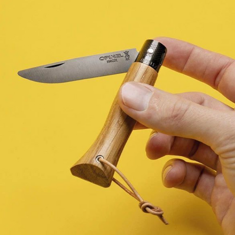 Opinel neo6 Taschenmesser Eiche Black rostfrei 7cm Opiflex® Alltagsmesser