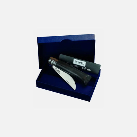 Opinel N°08 Ebenholz – Luxus-Taschenmesser mit tiefschwarzem Holzgriff & polierter Edelstahlklinge Opinel