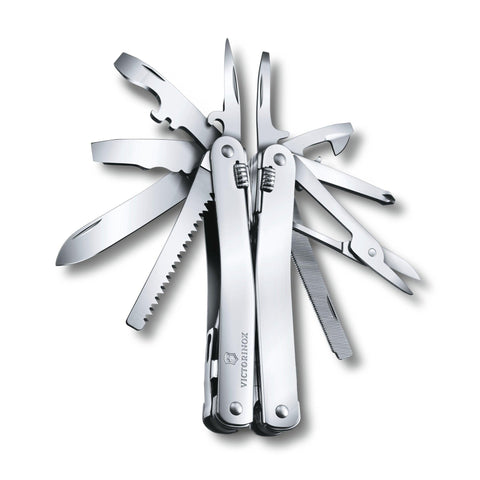 Victorinox SWISS TOOL SPIRIT X PLUS 35 Funktionen GESCHENKSCHACHTEL SILBER