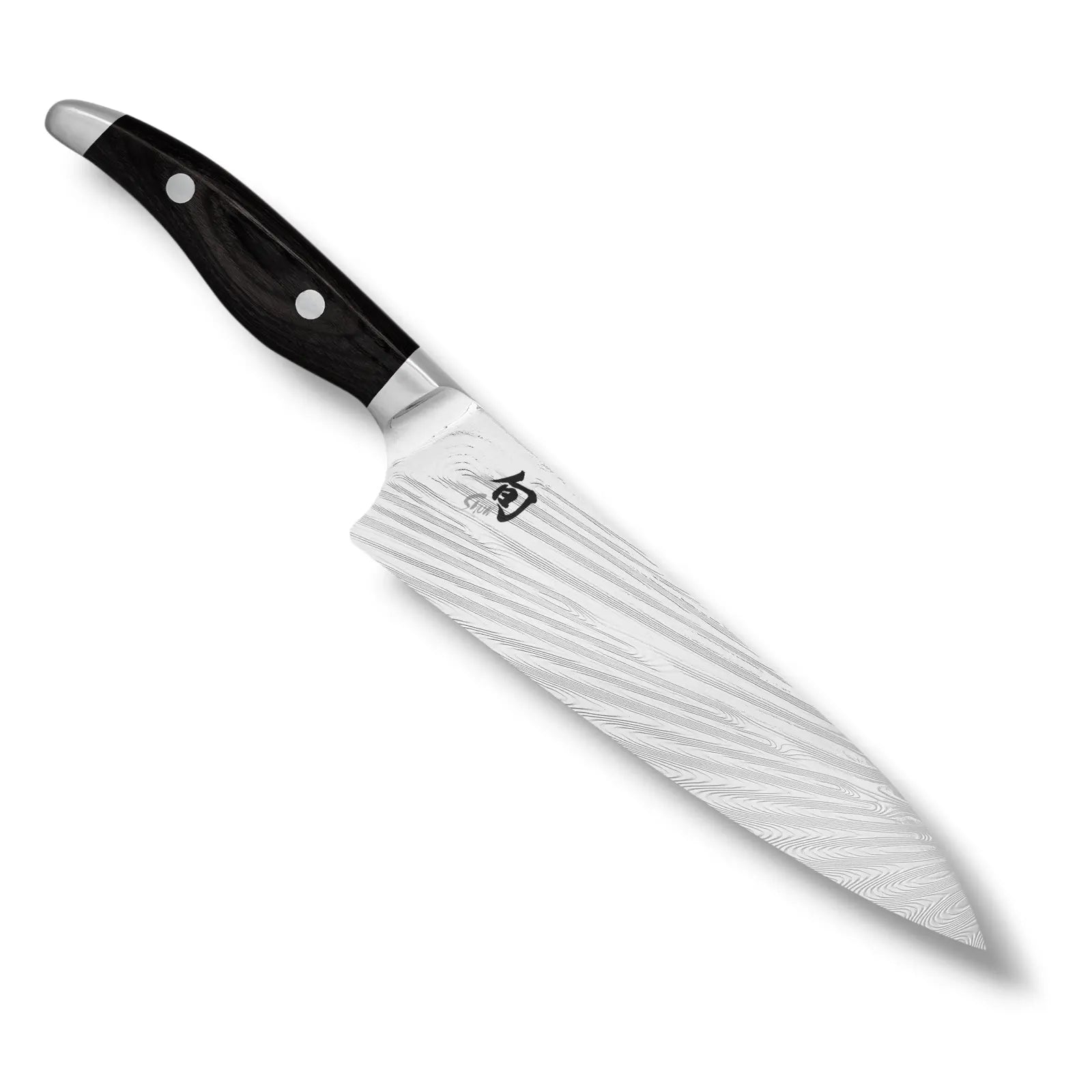 KAI Shun Nagare Black Kochmesser 20 cm – NDC-0706S | Premium Dual-Core Damastmesser KAI