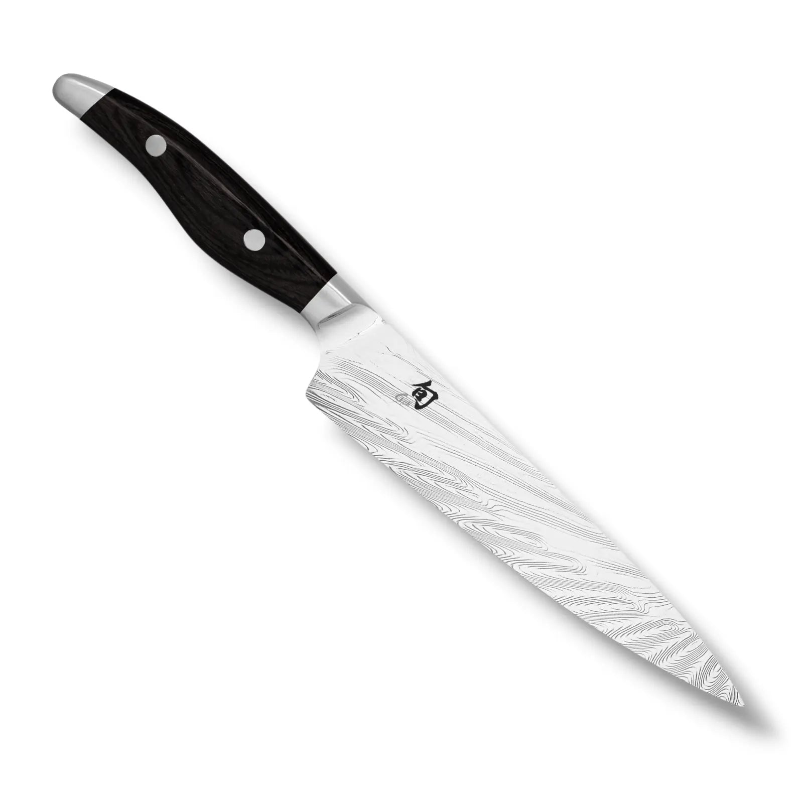 KAI Shun Nagare Black Allzweckmesser 15 cm – NDC-0701S | Premium Dual-Core Damastmesser KAI